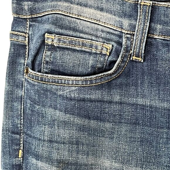 Current Elliott Jeans Sz 29 The Stiletto Skinny Ankle Distressed Niagara Destroy - Picture 4 of 11